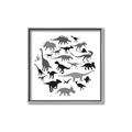 Picture of Dino Party _GroupedProduct_Square_Mini_ _GroupedProduct_Square_Canvas_Framed_