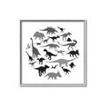 Picture of Dino Party _GroupedProduct_Square_Mini_ _GroupedProduct_Square_Canvas_Framed_