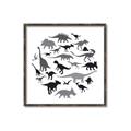 Picture of Dino Party _GroupedProduct_Square_Mini_ _GroupedProduct_Square_Canvas_Framed_