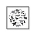 Picture of Dino Party _GroupedProduct_Square_Mini_ _GroupedProduct_Square_Canvas_Framed_