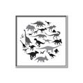Picture of Dino Party _GroupedProduct_Square_Mini_ _GroupedProduct_Square_Canvas_Framed_