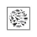 Picture of Dino Party _GroupedProduct_Square_Mini_ _GroupedProduct_Square_Canvas_Framed_