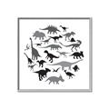 Picture of Dino Party _GroupedProduct_Square_Mini_ _GroupedProduct_Square_Canvas_Framed_