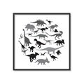 Picture of Dino Party _GroupedProduct_Square_Mini_ _GroupedProduct_Square_Canvas_Framed_