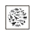 Picture of Dino Party _GroupedProduct_Square_Mini_ _GroupedProduct_Square_Canvas_Framed_