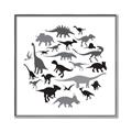 Picture of Dino Party _GroupedProduct_Square_Mini_ _GroupedProduct_Square_Canvas_Framed_