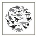 Picture of Dino Party _GroupedProduct_Square_Mini_ _GroupedProduct_Square_Canvas_Framed_