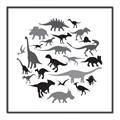 Picture of Dino Party _GroupedProduct_Square_Mini_ _GroupedProduct_Square_Canvas_Framed_