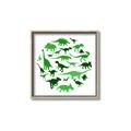 Picture of Dino Party Green  _GroupedProduct_Square_Mini_ _GroupedProduct_Square_Canvas_Framed_