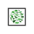 Picture of Dino Party Green  _GroupedProduct_Square_Mini_ _GroupedProduct_Square_Canvas_Framed_
