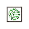 Picture of Dino Party Green  _GroupedProduct_Square_Mini_ _GroupedProduct_Square_Canvas_Framed_