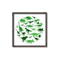 Picture of Dino Party Green  _GroupedProduct_Square_Mini_ _GroupedProduct_Square_Canvas_Framed_