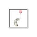 Picture of Hedgehog Balloons I _GroupedProduct_Square_Mini_ _GroupedProduct_Square_Canvas_Framed_