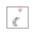 Picture of Hedgehog Balloons I _GroupedProduct_Square_Mini_ _GroupedProduct_Square_Canvas_Framed_