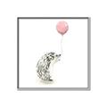 Picture of Hedgehog Balloons I _GroupedProduct_Square_Mini_ _GroupedProduct_Square_Canvas_Framed_