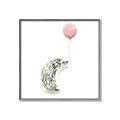 Picture of Hedgehog Balloons I _GroupedProduct_Square_Mini_ _GroupedProduct_Square_Canvas_Framed_