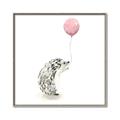Picture of Hedgehog Balloons I _GroupedProduct_Square_Mini_ _GroupedProduct_Square_Canvas_Framed_