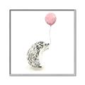 Picture of Hedgehog Balloons I _GroupedProduct_Square_Mini_ _GroupedProduct_Square_Canvas_Framed_