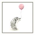 Picture of Hedgehog Balloons I _GroupedProduct_Square_Mini_ _GroupedProduct_Square_Canvas_Framed_