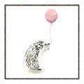 Picture of Hedgehog Balloons I _GroupedProduct_Square_Mini_ _GroupedProduct_Square_Canvas_Framed_