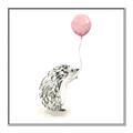 Picture of Hedgehog Balloons I _GroupedProduct_Square_Mini_ _GroupedProduct_Square_Canvas_Framed_