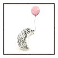 Picture of Hedgehog Balloons I _GroupedProduct_Square_Mini_ _GroupedProduct_Square_Canvas_Framed_