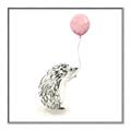 Picture of Hedgehog Balloons I _GroupedProduct_Square_Mini_ _GroupedProduct_Square_Canvas_Framed_