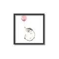 Picture of Hedgehog Balloons II _GroupedProduct_Square_Mini_ _GroupedProduct_Square_Canvas_Framed_