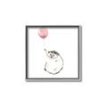Picture of Hedgehog Balloons II _GroupedProduct_Square_Mini_ _GroupedProduct_Square_Canvas_Framed_