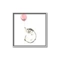 Picture of Hedgehog Balloons II _GroupedProduct_Square_Mini_ _GroupedProduct_Square_Canvas_Framed_