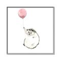 Picture of Hedgehog Balloons II _GroupedProduct_Square_Mini_ _GroupedProduct_Square_Canvas_Framed_