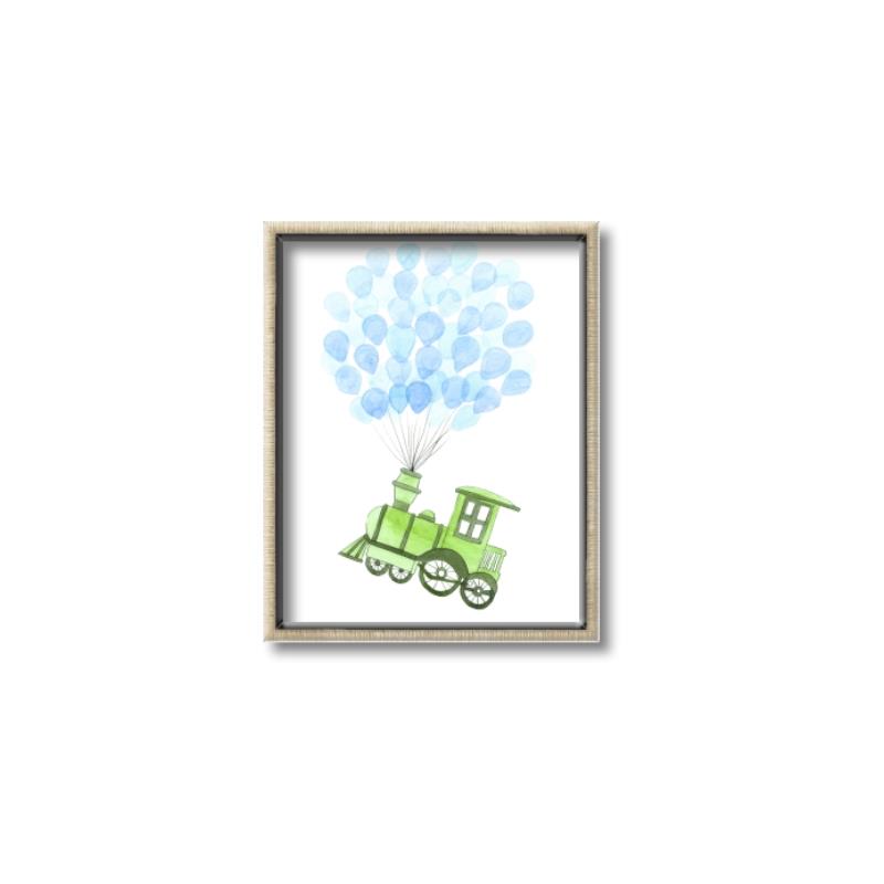 Picture of Balloon Train  _GroupedProduct_Rectangle_Portrait_Mini_ _GroupedProduct_Rectangle_Portrait_Canvas_Framed_