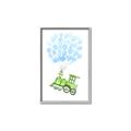 Picture of Balloon Train  _GroupedProduct_Rectangle_Portrait_Mini_ _GroupedProduct_Rectangle_Portrait_Canvas_Framed_
