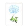 Picture of Balloon Train  _GroupedProduct_Rectangle_Portrait_Mini_ _GroupedProduct_Rectangle_Portrait_Canvas_Framed_