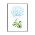 Picture of Balloon Train  _GroupedProduct_Rectangle_Portrait_Mini_ _GroupedProduct_Rectangle_Portrait_Canvas_Framed_