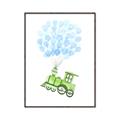 Picture of Balloon Train  _GroupedProduct_Rectangle_Portrait_Mini_ _GroupedProduct_Rectangle_Portrait_Canvas_Framed_