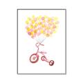 Picture of Balloon Bicycle _GroupedProduct_Rectangle_Portrait_Mini_ _GroupedProduct_Rectangle_Portrait_Canvas_Framed_