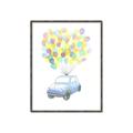 Picture of Balloon Car _GroupedProduct_Rectangle_Portrait_Mini_ _GroupedProduct_Rectangle_Portrait_Canvas_Framed_