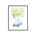 Picture of Balloon Car _GroupedProduct_Rectangle_Portrait_Mini_ _GroupedProduct_Rectangle_Portrait_Canvas_Framed_