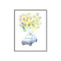 Picture of Balloon Car _GroupedProduct_Rectangle_Portrait_Mini_ _GroupedProduct_Rectangle_Portrait_Canvas_Framed_