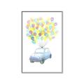 Picture of Balloon Car _GroupedProduct_Rectangle_Portrait_Mini_ _GroupedProduct_Rectangle_Portrait_Canvas_Framed_
