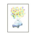 Picture of Balloon Car _GroupedProduct_Rectangle_Portrait_Mini_ _GroupedProduct_Rectangle_Portrait_Canvas_Framed_