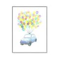 Picture of Balloon Car _GroupedProduct_Rectangle_Portrait_Mini_ _GroupedProduct_Rectangle_Portrait_Canvas_Framed_