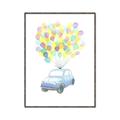 Picture of Balloon Car _GroupedProduct_Rectangle_Portrait_Mini_ _GroupedProduct_Rectangle_Portrait_Canvas_Framed_