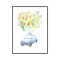 Picture of Balloon Car _GroupedProduct_Rectangle_Portrait_Mini_ _GroupedProduct_Rectangle_Portrait_Canvas_Framed_