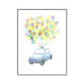 Picture of Balloon Car _GroupedProduct_Rectangle_Portrait_Mini_ _GroupedProduct_Rectangle_Portrait_Canvas_Framed_