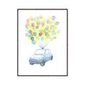 Picture of Balloon Car _GroupedProduct_Rectangle_Portrait_Mini_ _GroupedProduct_Rectangle_Portrait_Canvas_Framed_