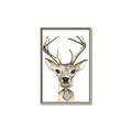Picture of Baby Deer with Short Tie _GroupedProduct_Rectangle_Portrait_Mini_ _GroupedProduct_Rectangle_Portrait_Canvas_Framed_