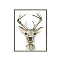 Picture of Baby Deer with Short Tie _GroupedProduct_Rectangle_Portrait_Mini_ _GroupedProduct_Rectangle_Portrait_Canvas_Framed_