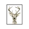 Picture of Baby Deer with Short Tie _GroupedProduct_Rectangle_Portrait_Mini_ _GroupedProduct_Rectangle_Portrait_Canvas_Framed_